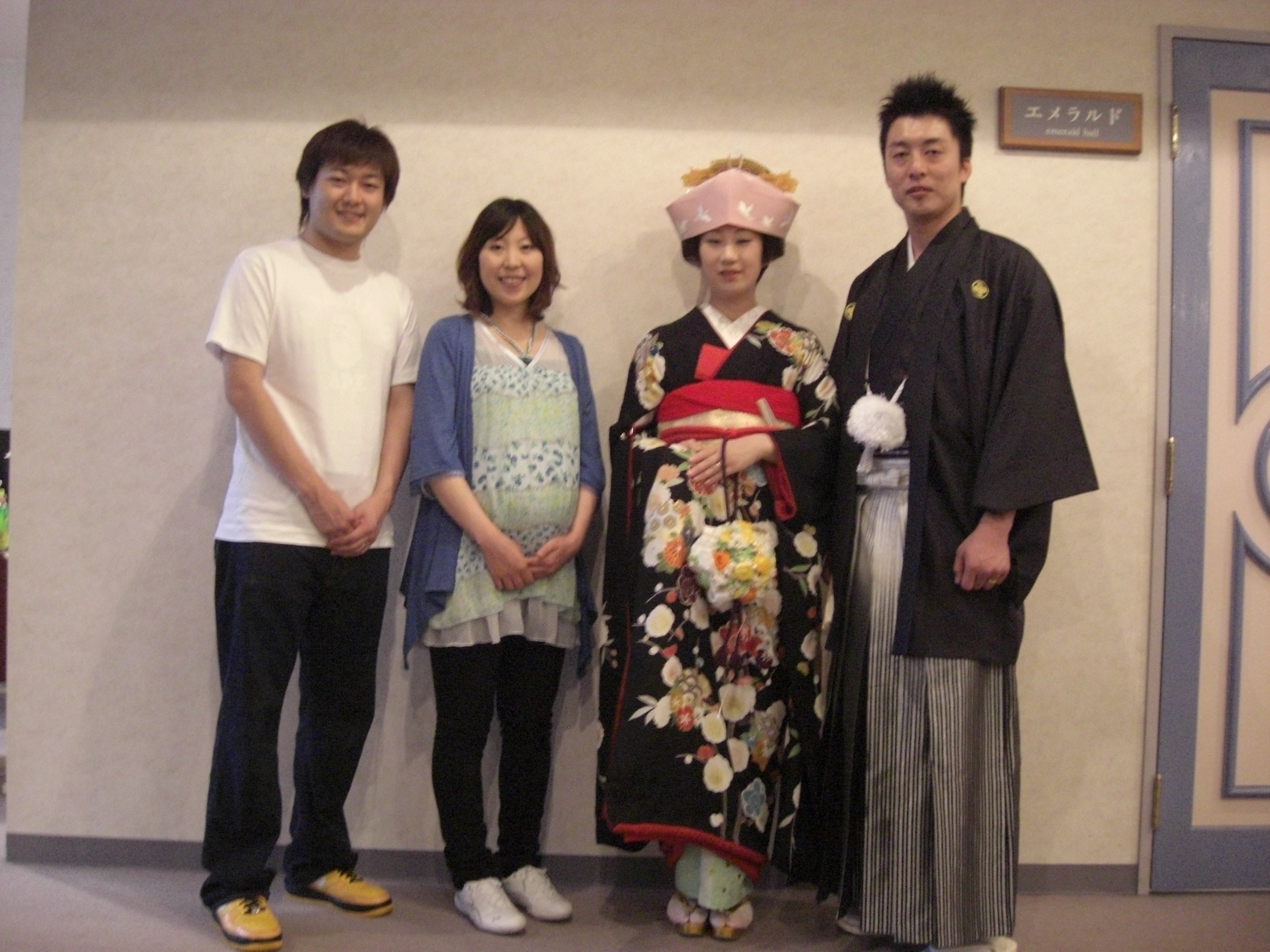 ⑤昨年の花嫁花婿も応援に.JPG